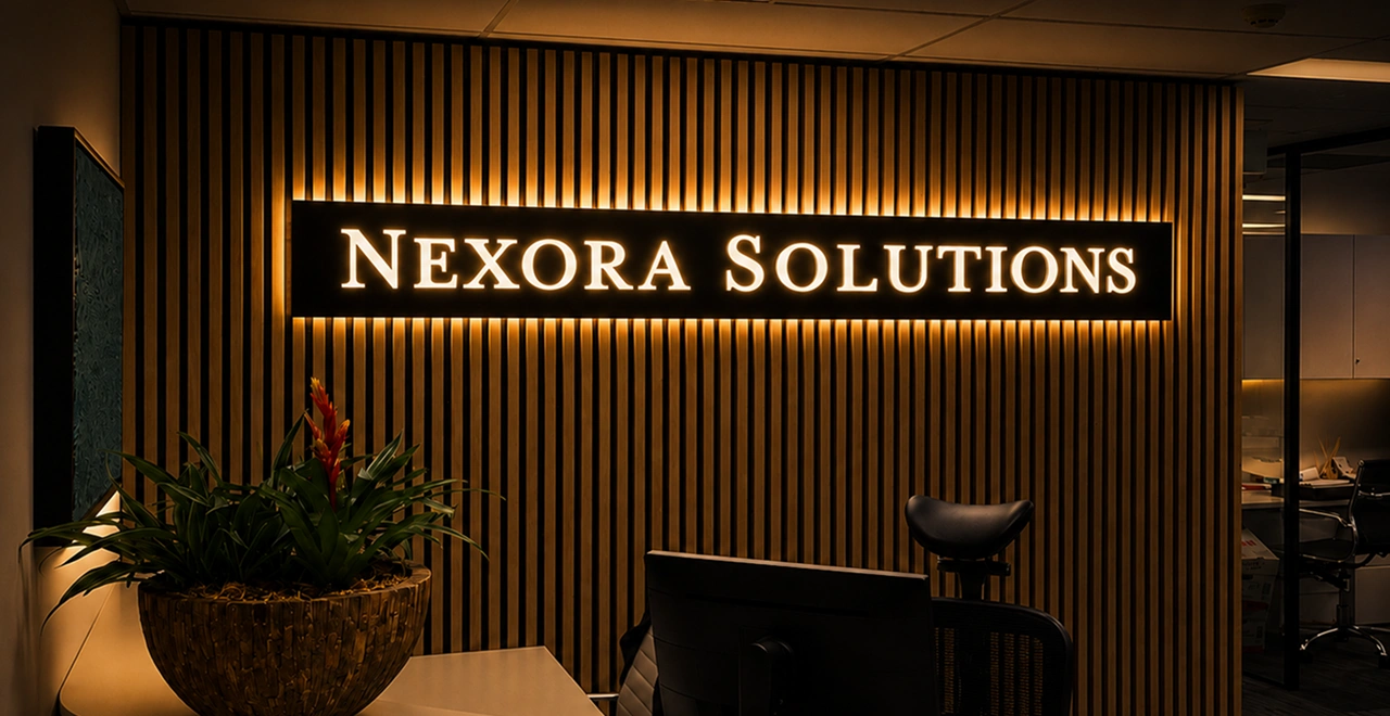 Channel Letters - night Service banner